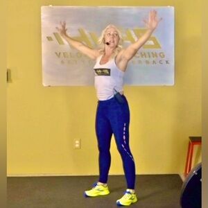 Exercise leggings with lateral cutouts, XS Dark Blue